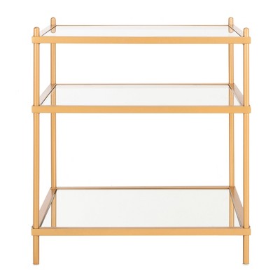 Noelia 3 Tier Accent Table Gold - Safavieh