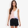 Anna-Kaci Women's V-Neck Color Block Sleeveless Sweater Top Lightweight Knit Design - 3 of 4