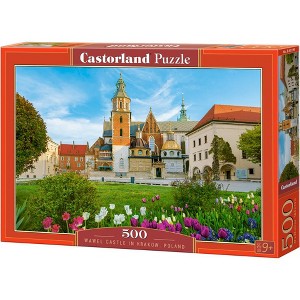 500 Piece Jigsaw Puzzle, Wawel Castle in Krakow, UNESCO World Heritage Site, Poland, Adult Puzzle, Castorland B-53599 - 1 of 4