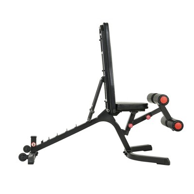 Power Zone Adjustable Black Utility Weight Bench with Eco Foam