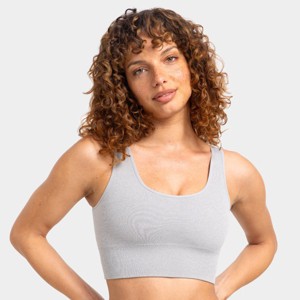 Fruit of the Loom Women's 360° Stretch Seamless Comfort Longline Sports Bra - 1 of 4