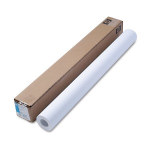 HP DesignJet Inkjet Large Format Paper, 6.6 mil, 36" x 100 ft, Coated White - 1 of 1