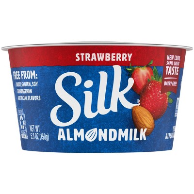 Silk Strawberry Almond Milk Yogurt Alternative - 5.3oz Cup