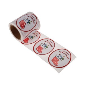 Unique Bargains Christmas Stickers for Ceramic Glass Metal Paper Plastic Peel Red White Green 1Pcs - 1 of 4