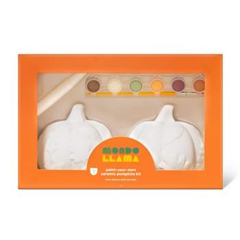 Halloween Harvest Paint-Your-Own Sculpted Pumpkins Kit - Mondo Llama™