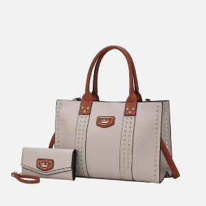 MKF Collection Davina Vegan Leather Women’s Tote Bag with wallet by Mia K - 1 of 4