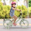 Infans 16" Kids Bike w/Adjustable Saddle Handlebar Removable Training Wheels Handbrake - 3 of 4