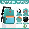 Hachikiko Kids Backpack for Boys & Girls, 16" Lightweight Ergonomic School Bookbag for Primary/Elementary/Middle School, Age 5-14 - 3 of 4