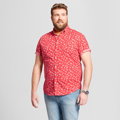 big and tall short sleeve button down shirts