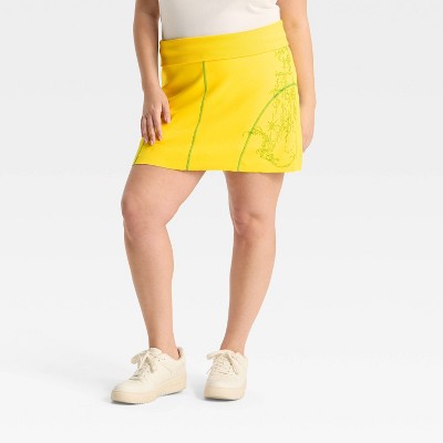 Women's Low-Rise Knit Mini Wrap Skort - Wild Fable™