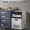 High-Volume Automatic Ice Maker, 130LBS Daily Production, Perfect for Fast Food Shop Coffee Store - 4 of 4