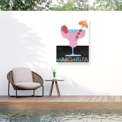 "Mix Me A Drink Iv" Outdoor Canvas