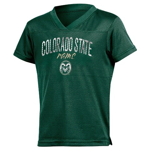 Ncaa Colorado State Rams Women's White Mesh Yoke T-shirt : Target