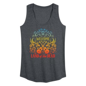 Women's - Coco - Welcome To The Land Of The Dead Graphic Racerback Tank - 1 of 4