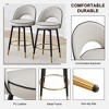 KTMBDW Bar Stools, PU Leather Swivel Barstools, Kitchen Counter Bar Stool, Kitchen Island Chairs, 2 Pcs - 4 of 4