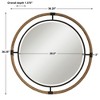 Uttermost Melville Coastal Round Mirror - 3 of 4