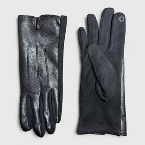 London Fog Women’s Leather Touchscreen Gloves – Winter Dress Gloves, Soft Lined, Warm & Elegant Cold Weather Gloves - 1 of 4