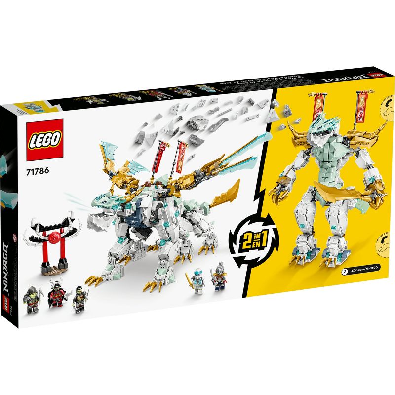 LEGO NINJAGO Zane Ice Dragon Creature Building Toy 71786, 5 of 8