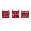 Melrose Holiday Sentiment Ornament (Set of 6) - 2 of 4