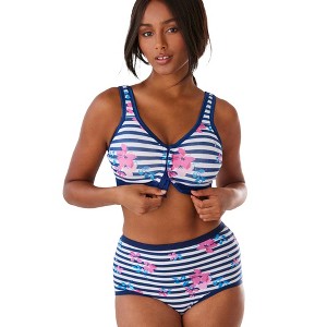 Comfort Choice Wireless Back-Close Lounge Bra - 1 of 4