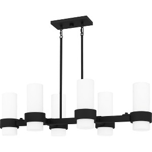 Kimora 6-Light Matte Black Island Light - 1 of 4