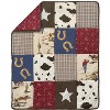 Sweet Jojo Designs Boy Baby Mini Crib Bedding Set - Wild West Cowboy Multicolor 3pc - 3 of 4