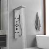 BWE 6-Shower Rain Shower Tower Shower Panel System with Rainfall Shower Head and Shower Wand - 3 of 4