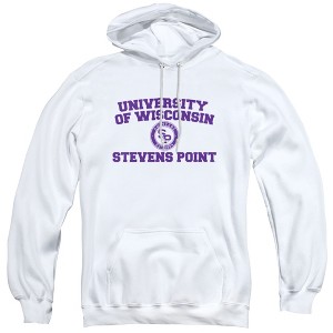 University of Wisconsin Stevens Point Official Circle Logo Adult Pull-Over Hoodie - 1 of 4