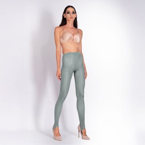 LECHERY Women's Lustrous Silky Shiny 40 Denier Stirrup Tights (1 Pair) - 1 of 1