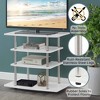 Designs2Go No Tools Highboy 4 Tier TV Stand for TVs up to 32" - Breighton Home - 4 of 4