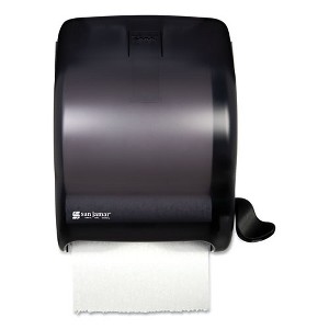 San Jamar Element Lever Roll Towel Dispenser, Classic, 12.5 x 8.5 x 12.75, Black Pearl - 1 of 4