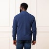 Hope & Henry Men's Organic Half Zip Cardigan Stitch Pullover Sweater, Navy Marl, X-Large - 4 of 4