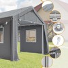 Carport, Outdoor Heavy Duty Portable Assembly Carport, for Car Truck Boat, Windproof Waterproof UV Proof - 4 of 4