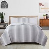 Great Bay Home Stripe Reversible Quilt Set With Shams - image 4 of 4