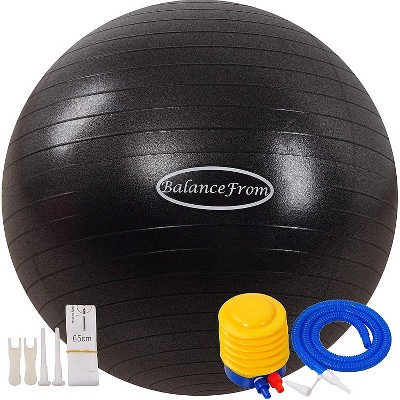 BalanceFrom Exercise Ball with Quick Pump for Yoga & Fitness 2,000lb Capacity