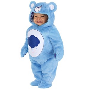 HalloweenCostumes.com Deluxe Care Bears Grumpy Bear Infant Costume | Care Bears Costumes - 1 of 4