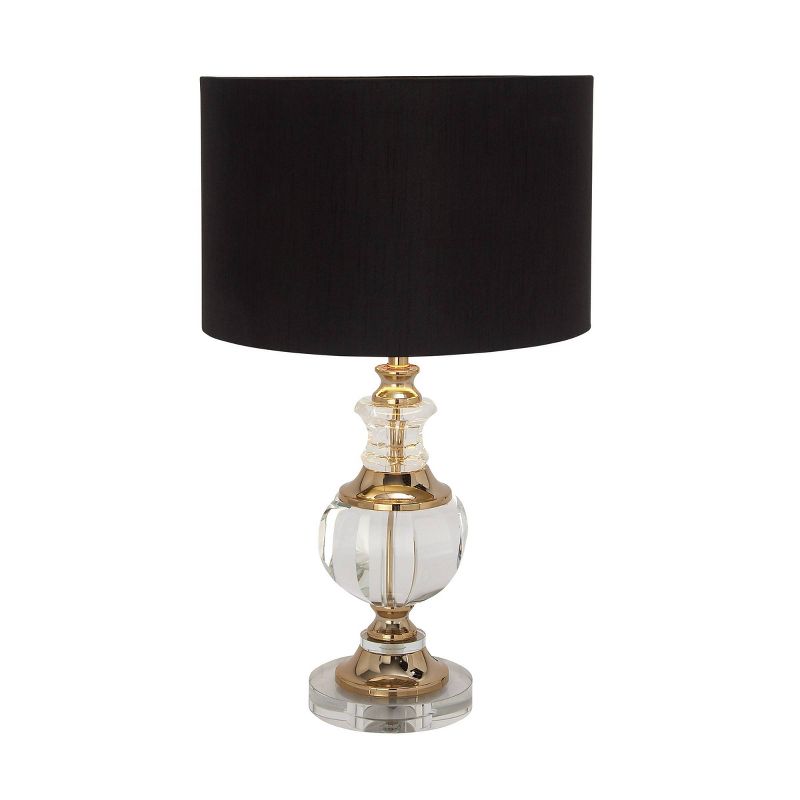 Glass Table Lamp with Drum Shade Black - Olivia &#38; May, 4 of 5