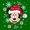 Mens Mickey & Friends Christmas Hat Ornaments Mouse Portrait Sweatshirt - 2 of 4