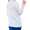 Women's Ruffle Sleeve Turtleneck Sweater - Amoli S/M - 2 of 4