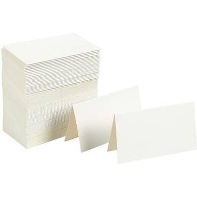 Best Paper Greetings Pack of 100 Place Cards - Small Tent Cards - Perfect for Weddings, Banquets, Events, 2 x 3.5 Inches