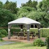 Resenkos Backyard Garden Canopy, Camping Canopy Screen Tent,10' x 10' Pop Up Canopy Tent with Netting, Instant Tents with Wheeled Carry Bag and 4 Sand - 4 of 4