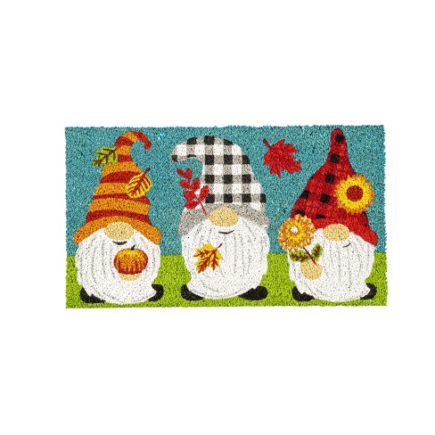 Winter Gnome Coir Doormat 30 X 18 Indoor Outdoor Briarwood Lane : Target