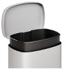 COZONY Stainless Steel Trash Can Combo Set, Step On Garbage Bins with Soft Close Lids for Kitchen and Bathroom Use - 2 of 4