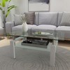 Rectangle Glass Coffee Table - 2 of 4