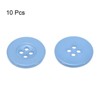 Unique Bargains Resin Craft DIY Round Flat 4-Hole Replacement Sewing Buttons 10 Pcs - 3 of 4