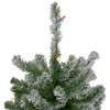 Northlight 3ct Pre-Lit Flocked Alpine Artificial Christmas Trees 3ft, 4ft and 5ft - Multi Lights - 3 of 4