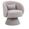 CAVINAS 360° Swivel Barrel Chair,Accent Chair with Hidden Rotation Mechanism for Living Room,Bedroom - 3 of 4