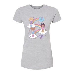 Women's - Polly Pocket - Polly Pocket Rainbows Fitted Graphic T-Shirt - 1 of 3