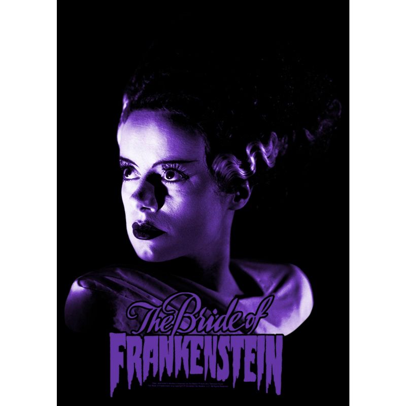 Men's Universal Monsters The Bride of Frankenstein Logo T-Shirt, 2 of 6