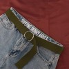 Anna-Kaci Women's Elastic Waist Belt with Double O - Ring Buckle - 2 of 4